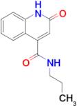 2-oxo-N-propyl-1,2-dihydroquinoline-4-carboxamide