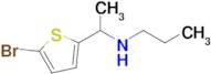 n-(1-(5-Bromothiophen-2-yl)ethyl)propan-1-amine