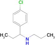 1-(4-Chlorophenyl)-N-propylpropan-1-amine