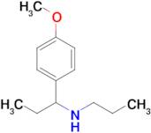 1-(4-Methoxyphenyl)-N-propylpropan-1-amine