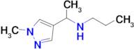 n-(1-(1-Methyl-1h-pyrazol-4-yl)ethyl)propan-1-amine