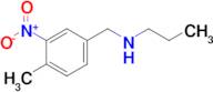 n-(4-Methyl-3-nitrobenzyl)propan-1-amine