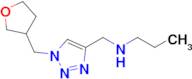 n-((1-((Tetrahydrofuran-3-yl)methyl)-1h-1,2,3-triazol-4-yl)methyl)propan-1-amine