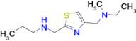 n-((4-((Ethyl(methyl)amino)methyl)thiazol-2-yl)methyl)propan-1-amine