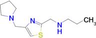 n-((4-(Pyrrolidin-1-ylmethyl)thiazol-2-yl)methyl)propan-1-amine