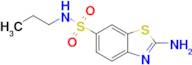 2-amino-N-propyl-1,3-benzothiazole-6-sulfonamide