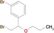 1-Bromo-3-(2-bromo-1-propoxyethyl)benzene