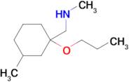 n-Methyl-1-(3-methyl-1-propoxycyclohexyl)methanamine