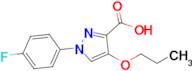 1-(4-Fluorophenyl)-4-propoxy-1h-pyrazole-3-carboxylic acid