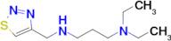 n1-((1,2,3-Thiadiazol-4-yl)methyl)-n3,n3-diethylpropane-1,3-diamine