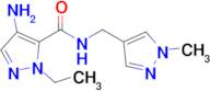 4-Amino-1-ethyl-N-((1-methyl-1h-pyrazol-4-yl)methyl)-1h-pyrazole-5-carboxamide