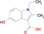 1-Ethyl-5-hydroxy-2-methyl-1h-indole-3-carboxylic acid