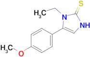 1-ethyl-5-(4-methoxyphenyl)-2,3-dihydro-1H-imidazole-2-thione