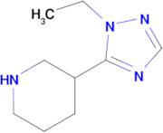 3-(1-Ethyl-1h-1,2,4-triazol-5-yl)piperidine