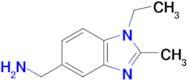 (1-Ethyl-2-methyl-1h-benzo[d]imidazol-5-yl)methanamine