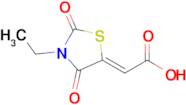 (Z)-2-(3-ethyl-2,4-dioxothiazolidin-5-ylidene)acetic acid