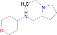 n-((1-Ethylpyrrolidin-2-yl)methyl)tetrahydro-2h-pyran-4-amine