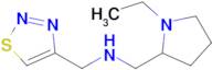 n-((1,2,3-Thiadiazol-4-yl)methyl)-1-(1-ethylpyrrolidin-2-yl)methanamine