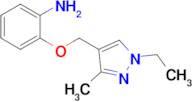 2-((1-Ethyl-3-methyl-1h-pyrazol-4-yl)methoxy)aniline