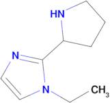 1-Ethyl-2-(pyrrolidin-2-yl)-1h-imidazole