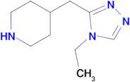 4-((4-Ethyl-4h-1,2,4-triazol-3-yl)methyl)piperidine