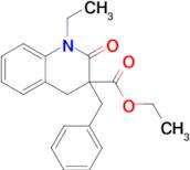 Ethyl 3-benzyl-1-ethyl-2-oxo-1,2,3,4-tetrahydroquinoline-3-carboxylate