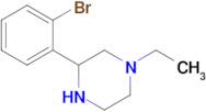3-(2-Bromophenyl)-1-ethylpiperazine