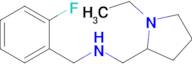 1-(1-Ethylpyrrolidin-2-yl)-N-(2-fluorobenzyl)methanamine