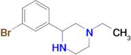 3-(3-Bromophenyl)-1-ethylpiperazine