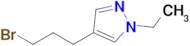 4-(3-Bromopropyl)-1-ethyl-1h-pyrazole