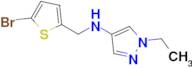 n-((5-Bromothiophen-2-yl)methyl)-1-ethyl-1h-pyrazol-4-amine