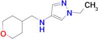 1-Ethyl-N-((tetrahydro-2h-pyran-4-yl)methyl)-1h-pyrazol-4-amine