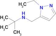 n-((1-Ethyl-1h-pyrazol-5-yl)methyl)-2-methylpropan-2-amine