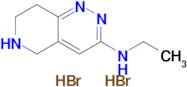 n-Ethyl-5,6,7,8-tetrahydropyrido[4,3-c]pyridazin-3-amine dihydrobromide