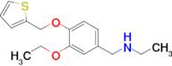 n-(3-Ethoxy-4-(thiophen-2-ylmethoxy)benzyl)ethanamine