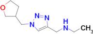 n-((1-((Tetrahydrofuran-3-yl)methyl)-1h-1,2,3-triazol-4-yl)methyl)ethanamine