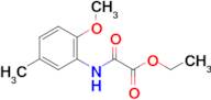 Ethyl 2-((2-methoxy-5-methylphenyl)amino)-2-oxoacetate