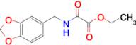 Ethyl 2-((benzo[d][1,3]dioxol-5-ylmethyl)amino)-2-oxoacetate