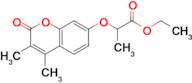 Ethyl 2-((3,4-dimethyl-2-oxo-2h-chromen-7-yl)oxy)propanoate