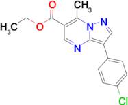 Ethyl 3-(4-chlorophenyl)-7-methylpyrazolo[1,5-a]pyrimidine-6-carboxylate