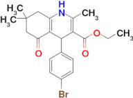 Ethyl 4-(4-bromophenyl)-2,7,7-trimethyl-5-oxo-1,4,5,6,7,8-hexahydroquinoline-3-carboxylate