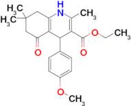 Ethyl 4-(4-methoxyphenyl)-2,7,7-trimethyl-5-oxo-1,4,5,6,7,8-hexahydroquinoline-3-carboxylate