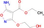 Ethyl 5-amino-3-(2-hydroxyethoxy)isoxazole-4-carboxylate