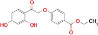 Ethyl 4-(2-(2,4-dihydroxyphenyl)-2-oxoethoxy)benzoate