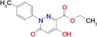 Ethyl 4-hydroxy-6-oxo-1-(p-tolyl)-1,6-dihydropyridazine-3-carboxylate