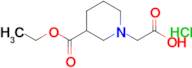 2-(3-(Ethoxycarbonyl)piperidin-1-yl)acetic acid hydrochloride