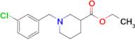 Ethyl 1-(3-chlorobenzyl)piperidine-3-carboxylate