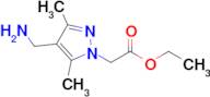 Ethyl 2-(4-(aminomethyl)-3,5-dimethyl-1h-pyrazol-1-yl)acetate