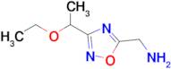 (3-(1-Ethoxyethyl)-1,2,4-oxadiazol-5-yl)methanamine
