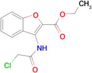 Ethyl 3-(2-chloroacetamido)benzofuran-2-carboxylate